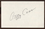 Peggy Cass Signed Index Card Signature Vintage Autographed AUTO 