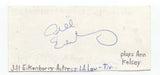 Jill Eikenberry Signed 3x5 Index Card Autographed Signature Actress