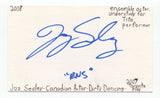 Jaz Sealey Signed 3x5 Index Card Autographed Actor Twelfth Night
