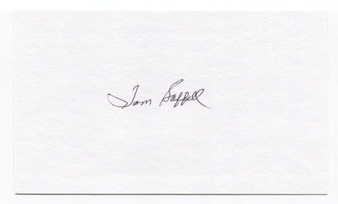 Tom Saffell Signed 3x5 Index Card Autographed Baseball 1949 Pittsburgh Pirates