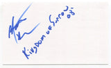 Matt Brunson Signed 3x5 Index Card Autographed Musician Kingdom of Sorrow Bass