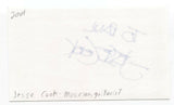 Jesse Cook Signed 3x5 Index Card Autographed Signature Musician Singer