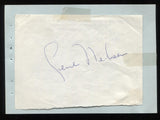 Gene Nelson Signed Album Page From 1980 Autographed Vintage Autograph Signature