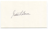 Eddie LeBaron Signed 3x5 Index Card Autographed NFL Football Dallas Cowboys