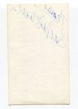 Sal Mistretta Signed 3x5 Index Card Autographed Actor Cabaret Law And Order