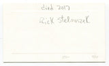 Rick Stelmaszek Signed Card Autograph MLB Baseball Roger Harris Collection