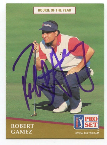 1991 Pro Set PGA Robert Gamez Signed Card Autographed #284