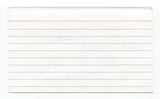 Sabrina Benaim Signed 3x5 Index Card Autographed Signature Author Poet