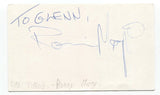 The Throbs - Ronnie Magri Signed 3x5 Index Card Autographed Signature Band