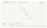 Elbow - Pete Turner Signed 3x5 Index Card Autographed Signature Band