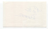 Peter Dumas Signed 3x5 Index Card Autographed Signature Film Director