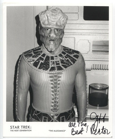 Jeff Rector Signed 8x10 Inch Photo Autographed Signature Star Trek TNG