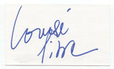 Louise Pitre Signed 3x5 Index Card Autographed Signature Actress