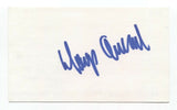 Denys Arcand Signed 3x5 Index Card Autographed Signature Director 