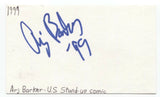 Arj Barker Signed 3x5 Index Card Autographed Signature Comedian Actor