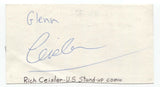 Rich Ceisler Signed 3x5 Index Card Autographed Comedian Comic Actor (d. 2014)