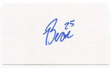 Bear Butler Signed 3x5 Index Card Autographed Basketball Harlem Globetrotters