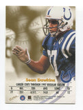 1998 SkyBox Sean Dawkins Signed Card Football NFL Autograph NFL AUTO