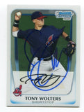 2011 Bowman Chrome Prospect Tony Wolters Signed Card MLB Baseball AUTO #174