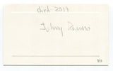 Johnny Romano Signed Card Autograph MLB Baseball Roger Harris Collection