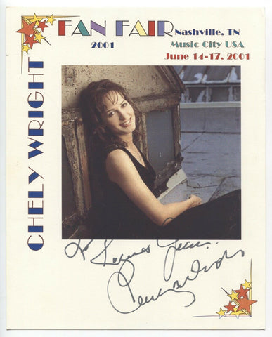Chely Wright Signed 8x10 Inch Photo Autographed Signature Country Music Singer