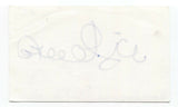 Nigel Lawrence Signed 3x5 Index Card Autographed Signature Comedian Comic Actor