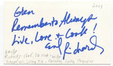 Emily Richards Signed 3x5 Index Card Autographed Signature Canadian Living Chef