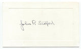 John R. Scotford Signed Card Autographed Signature Clergyman Author