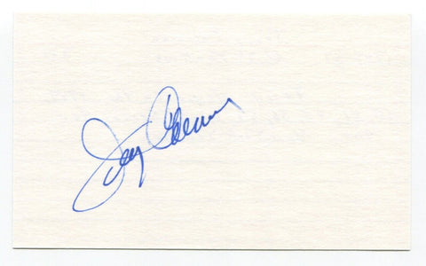 Jerry Coleman Signed 3x5 Index Card Autographed Baseball MLB New York Yankees