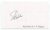 Ed Sukla Signed 3x5 Index Card Autographed Baseball MLB Los Angeles Angels