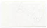 Rex Harrington Signed 3x5 Index Card Autograph Signature Ballet Dancer