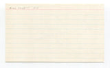 Ron Swoboda Signed 3x5 Index Card Autographed Baseball MLB New York Mets