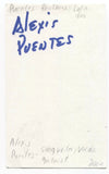 Puentes Brothers - Alexis Puentes - Alex Cuba Signed 3x5 Index Card Autographed