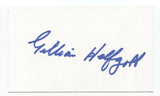 Gillian Helfgott Signed 3x5 Index Card Autographed Signature Author David's Wife