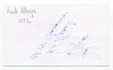 Raul Allegre Signed 3x5 Index Card Autographed Signature Football NFL NY Giants