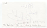 Ted Dykstra Signed 3x5 Index Card Autographed Signature Actor Playwright