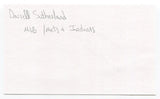 Darrell Sutherland Signed 3x5 Index Card Autographed Baseball MLB New York Mets