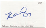 Kelenna Azubuike Signed 3x5 Index Card Autographed Signature Basketball Warriors