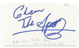 Spider Jones Signed 3x5 Index Card Autographed Boxing Signature