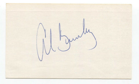 Al Bumbry Signed 3x5 Index Card Baseball Autographed Signature 