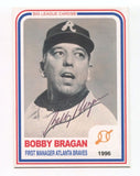 2008 BLC Bobby Bragan Signed Card Baseball Autographed AUTO