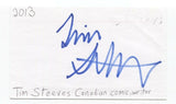 Tim Steeves Signed 3x5 Index Card Autographed Signature Comedian Comic Actor