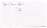 Jerry Helluin Signed 3x5 Index Card Autographed NFL Football Green Bay Packers