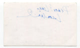 Leon Williams Signed 3x5 Index Card Autographed Actor Miffy's Adventures Tashi
