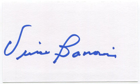 Vince Banonis Signed 3x5 Index Card Autographed Signature Chicago Cardinals