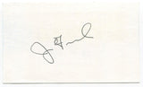 Jim French Signed 3x5 Index Card Autographed MLB Baseball Washington Senators