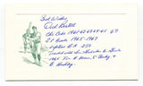 Dick Bertell Signed Card Autograph MLB Baseball Roger Harris Collection