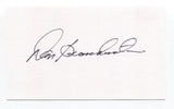 Daniel Brandenstein Signed Space NASA 3x5 Index Card Autographed Signature