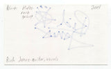 The Black Halos - Rich Jones Signed 3x5 Index Card Autographed Signature