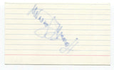 Harry Forestell Signed 3x5 Index Card Autographed Canadian News Anchor